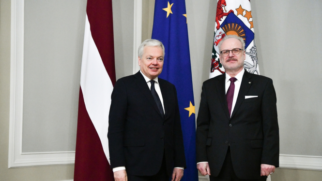 Didjē Reinderss un Egils Levits