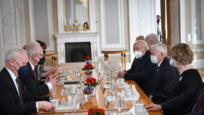 Valsts prezidents tikās ar biedrības “Latvijas Politiski represēto apvienība” pārstāvjiem