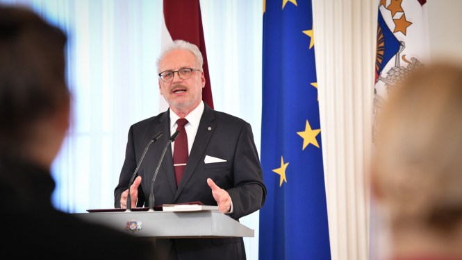 Valsts prezidents Egils Levits diskusijā “Viedoklim par neaizskaramo Satversmes kodolu – 10 gadu”