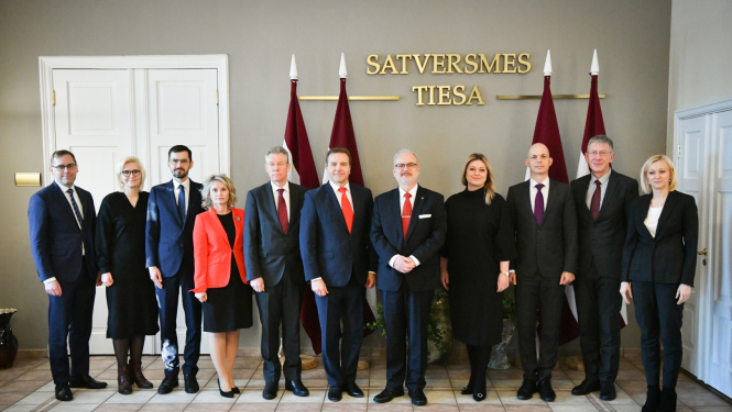 09.12.2022. Valsts prezidents Egils Levits piedalās Satversmes tiesas konstitucionālo tiesību domnīcā “Tiesiskās vienlīdzības princips Satversmes tiesas judikatūrā”