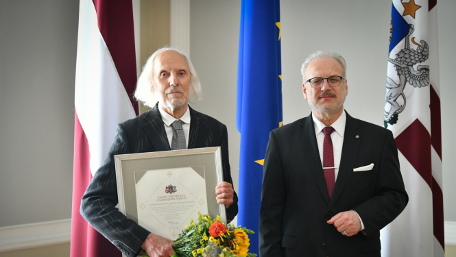 Juris Strenga un Egils Levits