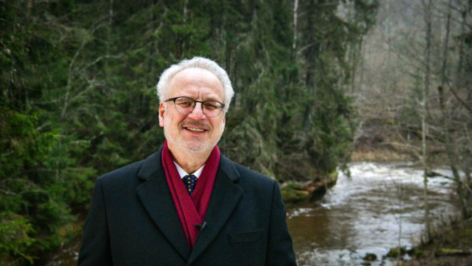 Valsts prezidenta Egila Levita uzruna Vecgada vakarā