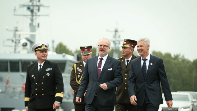 Valsts prezidents: Latvijas Jūras spēkiem ir nozīmīga loma valsts aizsardzības spēju stiprināšanā