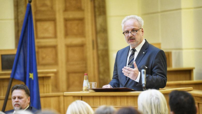 Valsts prezidenta Egila Levita uzruna Augstākajā tiesā