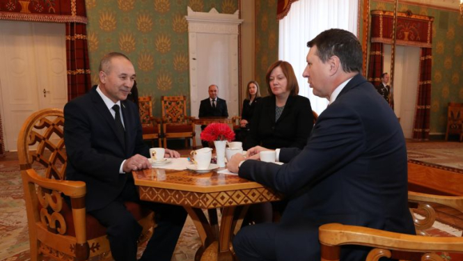 Valsts prezidents akreditē Ēģiptes, Kipras un Turkmenistānas vēstniekus