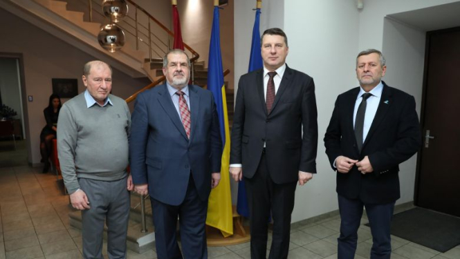 Valsts prezidents oficiālās vizītes laikā Ukrainā tiekas ar Krimas tatāru līderiem