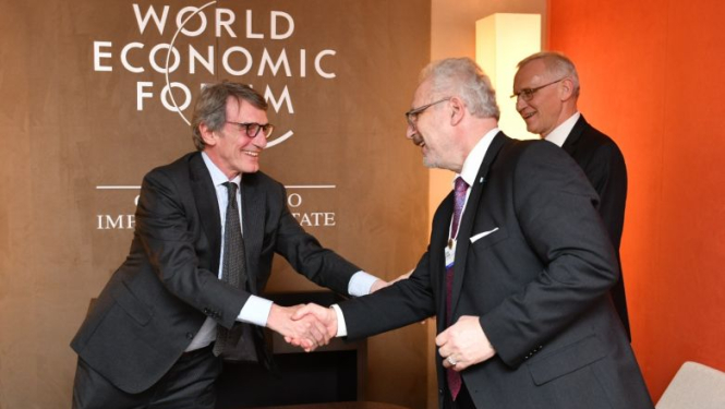 E. Levits ar EP prezidentu pārrunā Eiropas nākotnes jautājumus