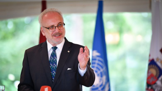 Valsts prezidenta Egila Levita uzruna diskusijā par Latvijas interesēm un iespējām ANO saistībā ar organizācijas 75. gadskārtu