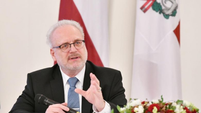 Valsts prezidenta Egila Levita uzruna, atklājot diskusiju Rīgas pilī “Tēmturis – valsts valoda”