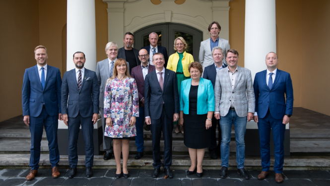 18.08.2023. Valsts prezidenta Edgara Rinkēviča tikšanās ar Valsts prezidenta izvirzītajiem pārstāvjiem augstskolu padomēs