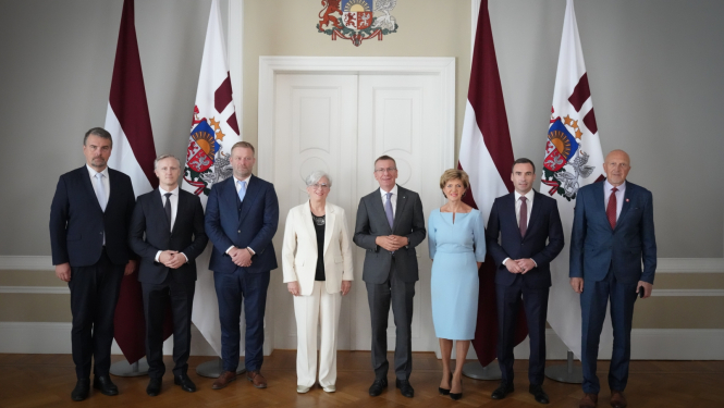 29.08.2024. Valsts prezidenta Edgara Rinkēviča tikšanās ar Eiropas Parlamenta deputātiem no Latvijas