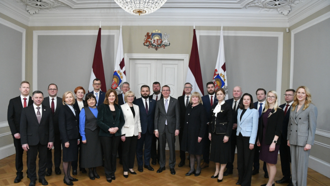 Valsts prezidenta Edgara Rinkēviča tikšanās ar Saeimas frakcijas “Jaunā Vienotība” pārstāvjiem