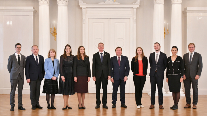 04.10.2023. Valsts prezidenta Edgara Rinkēviča dalība Valsts konkurētspējas komisijas sēdē