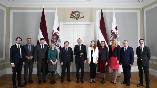 21.10.2024. Valsts prezidenta Edgara Rinkēviča tikšanās ar Valsts konkurētspējas komisiju