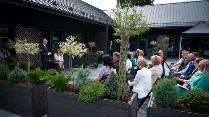 28.07.2023. Valsts prezidents Edgars Rinkēvičs tiekas ar Kuldīgas novada uzņēmējiem un deputātiem. 