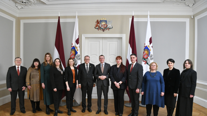 21.02.2024. Valsts prezidenta Edgara Rinkēviča tikšanās par Liepājas kā Eiropas kultūras galvaspilsētas 2027. gadā programmas īstenošanas gaitu un aktualitātēm