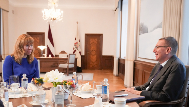 12.11.2024. Valsts prezidenta Edgara Rinkēviča tikšanās ar Datu valsts inspekcijas direktori Jekaterinu Macuku