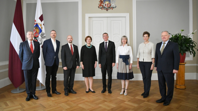 26.09.2023. Valsts prezidenta Edgara Rinkēviča un Ordeņu kapitula pirmā sēde