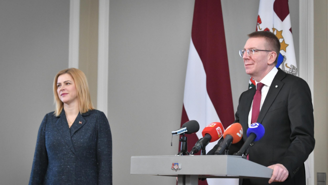 06.03.2024. Valsts prezidenta Edgara Rinkēviča tikšanās ar Ministru prezidenti Eviku Siliņu