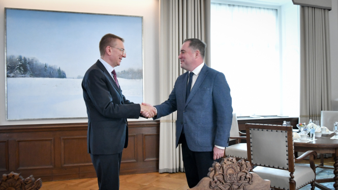 31.07.2023. Valsts prezidents Edgars Rinkēvičs tiekas ar zemkopības ministru Didzi Šmitu