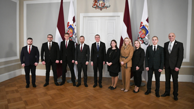 31.01.2024. Valsts prezidenta Edgara Rinkēviča tikšanās ar Saeimas frakcijas “Stabilitātei!” pārstāvjiem