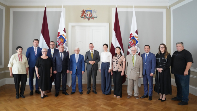 Valsts prezidenta Edgara Rinkēviča tikšanās ar Latvijā dzīvojošu dažādu tautību kultūras biedrību un savienību pārstāvjiem