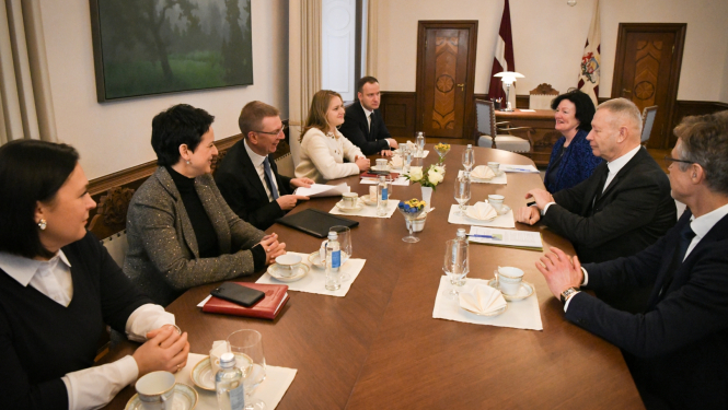 23.01.2024. Valsts prezidenta Edgara Rinkēviča tikšanās ar Veselības aprūpes darba devēju asociācijas pārstāvjiem