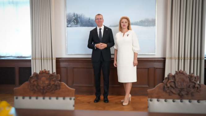 21.08.2024. Valsts prezidenta E. Rinkēviča un Ministru prezidentes E. Siliņas tikšanās