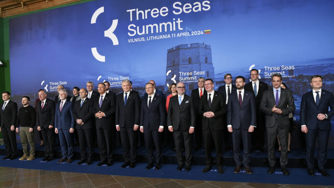 11.04.2024. Valsts prezidenta Edgara Rinkēviča dalība Trīs jūru iniciatīvas samitā