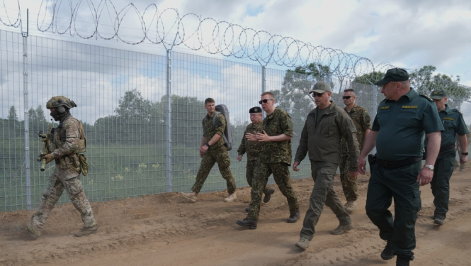 18.06.2024. Valsts prezidents Edgars Rinkēvičs apmeklē Latvijas austrumu robežu un Valsts robežsardzes struktūrvienības