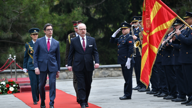 Valsts prezidenta Egila Levita oficiālā vizīte Ziemeļmaķedonijā.