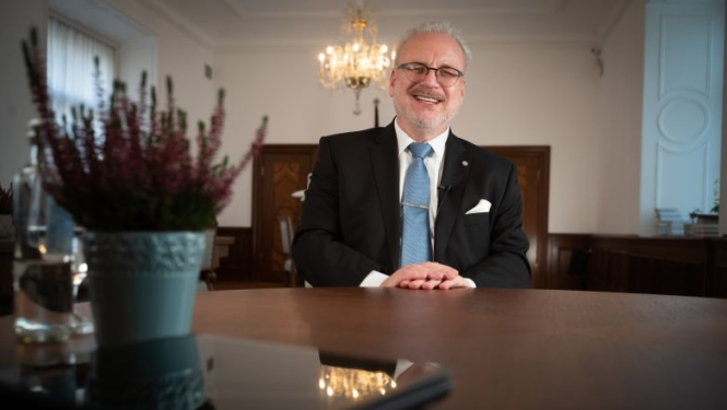 Valsts prezidenta Egila Levita uzruna kustības “Dažādībā ir spēks” balvas pasniegšanas ceremonijā