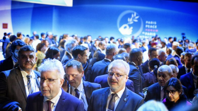 Valsts prezidents Egils Levits piedalās Parīzes Miera Forumā