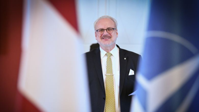 Valsts prezidents sveic Latvijā dislocētos NATO sabiedroto valstu karavīrus un pateicas par ieguldījumu alianses kopējā drošībā