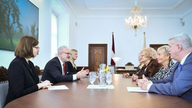 Valsts prezidents un Latvijas Pensionāru federācija: seniori dod lielu ieguldījumu Latvijas dzīvē