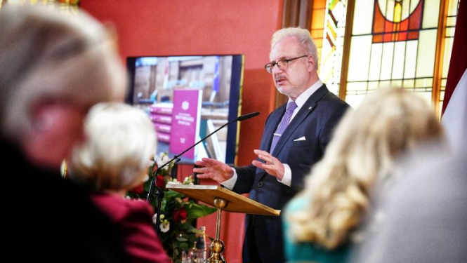 Valsts prezidenta Egila Levita uzruna izdevuma “Latvijas Republikas Satversmes komentāri. II nodaļa “Saeima”” svinīgajā atvēršanas pasākumā
