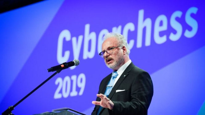 Valsts prezidenta Egila Levita uzruna konferencē “Kiberšahs 2019”