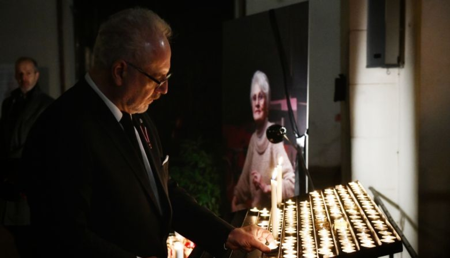 Valsts prezidenta Egila Levita atvadu vārdi māksliniecei Džemmai Skulmei Doma baznīcā 2019. gada 16. novembrī