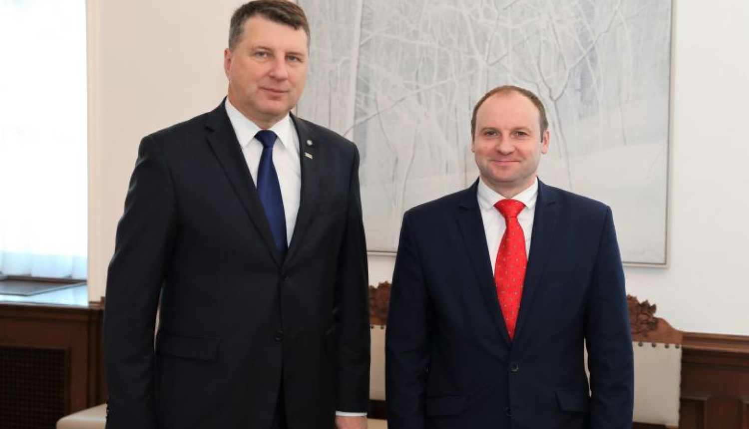 Valsts prezidents tiekas ar Latvijas Sporta pedagoģijas akadēmijas rektoru