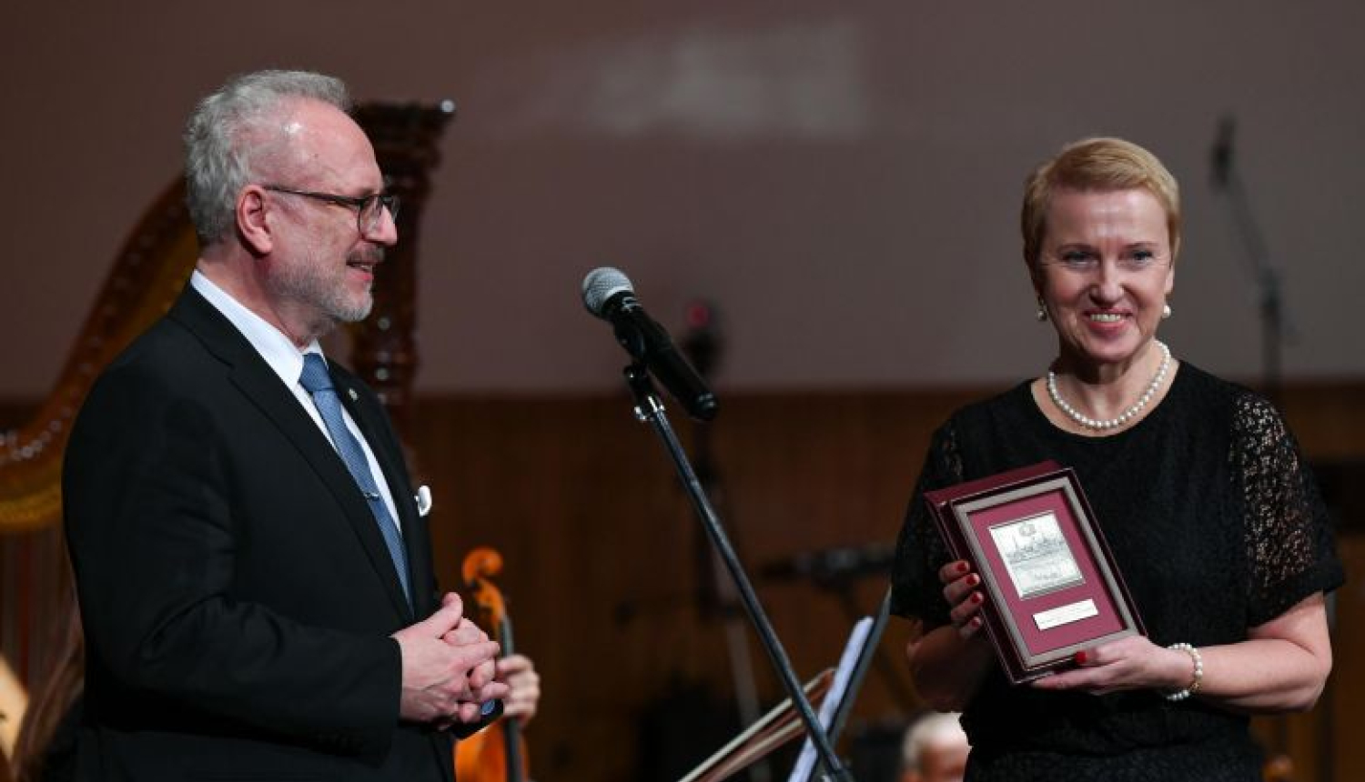 Valsts prezidents sveic Emīla Dārziņa Mūzikas vidusskolu 75 gadu jubilejā