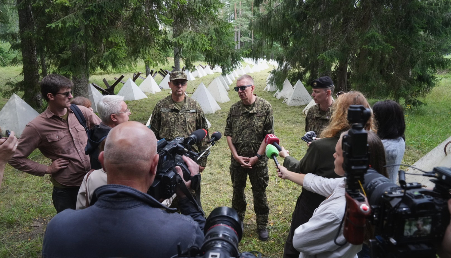 Valsts prezidents Edgars Rinkēvičs apmeklē valsts austrumu robežu
