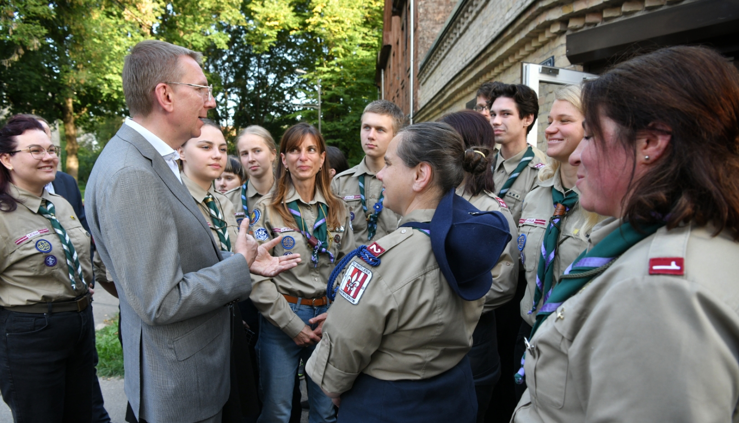Skautu un gaidu vadītāju nometnes “Būsim modri” apmeklējums