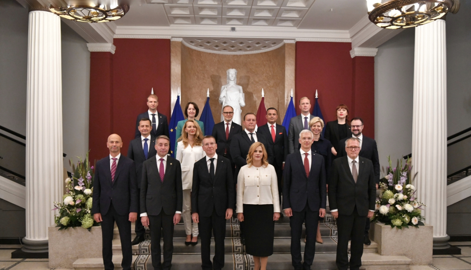 15.09.2023. Valsts prezidents kopā ar 42. Ministru kabineta pārstāvjiem.