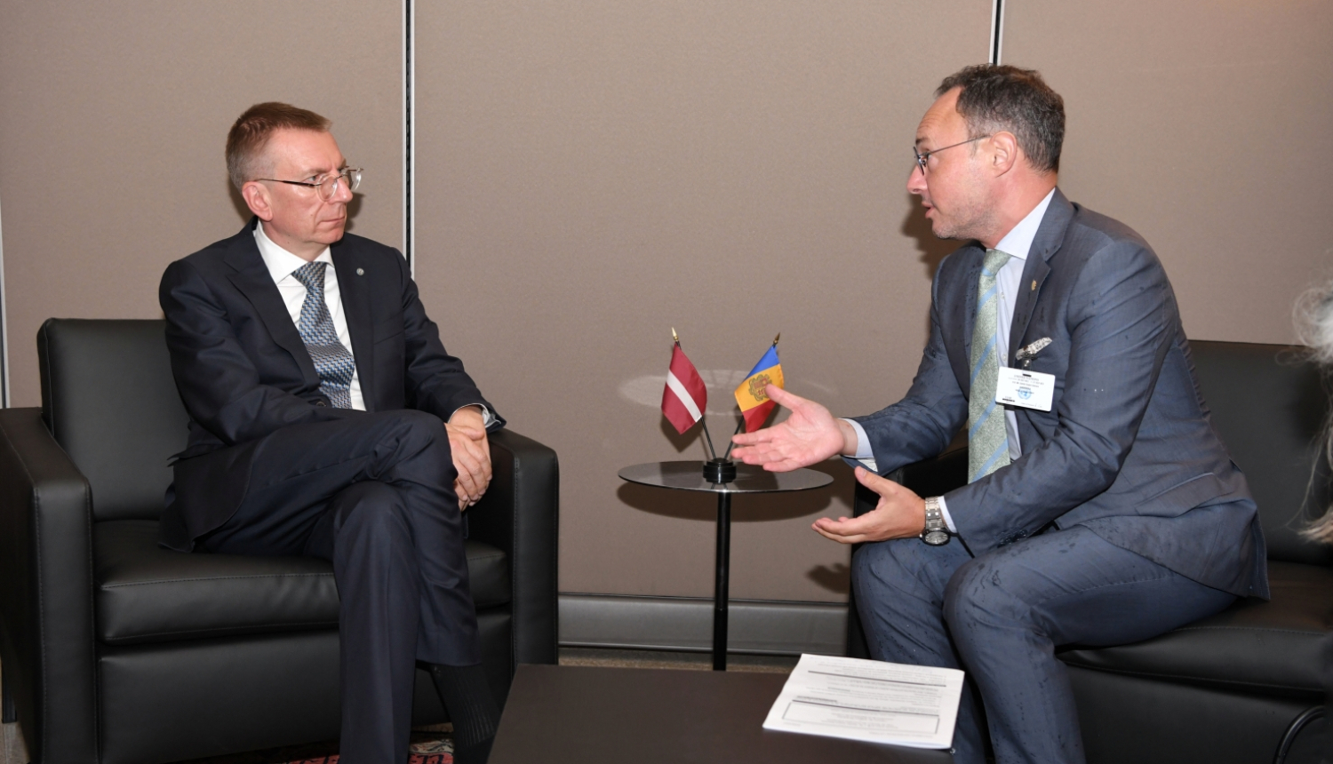 18.09.2023. Valsts prezidents Edgars Rinkēvičs tiekas ar Andoras valdības vadītāju