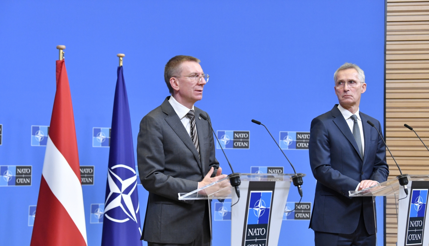 16.11.2023. Valsts prezidenta Edgara Rinkēviča tikšanās ar NATO ģenerālsekretāru Jensu Stoltenbergu