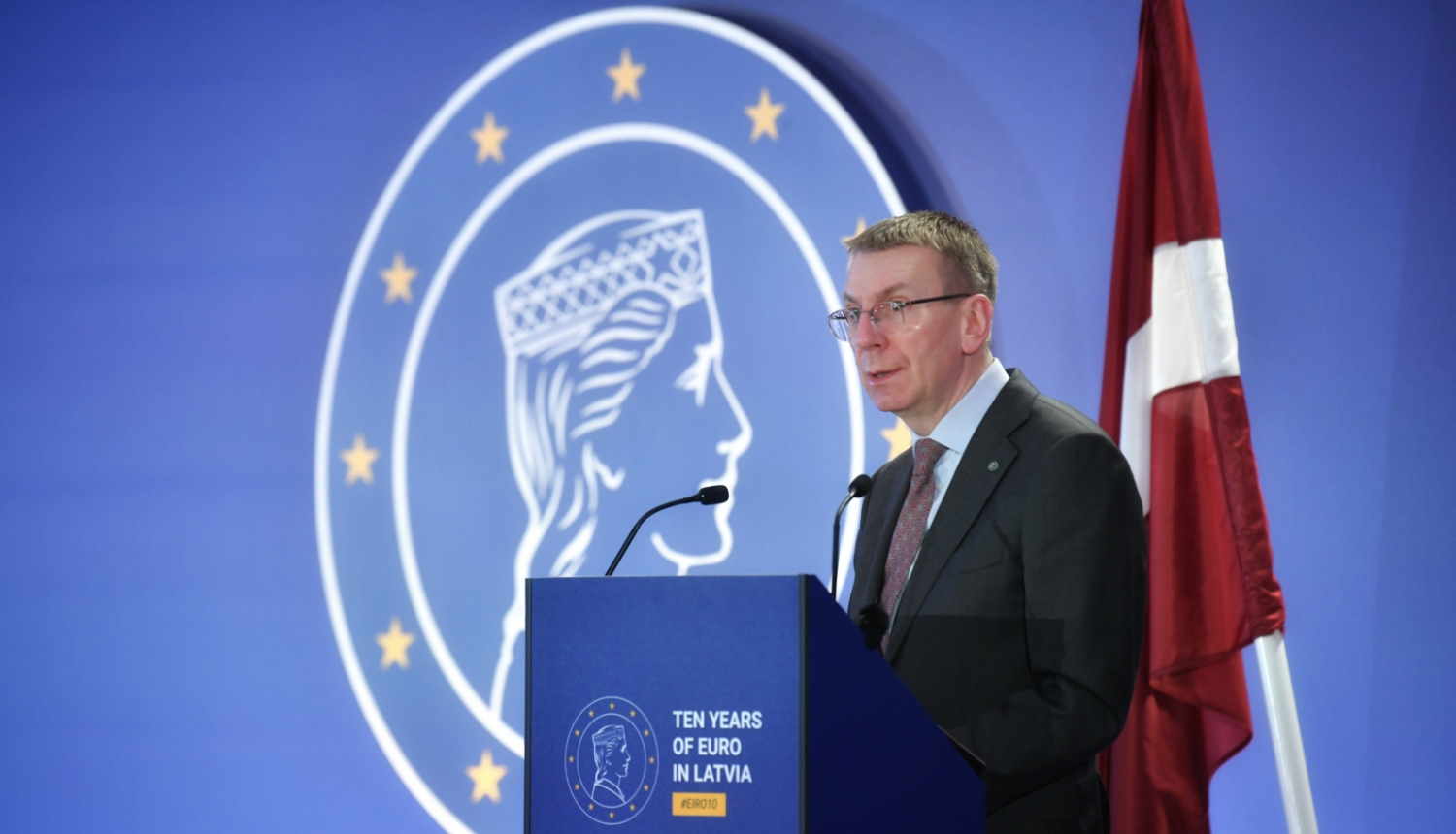 26.01.2024. Valsts prezidenta Edgara Rinkēviča dalība starptautiskā konferencē “Desmit gadi kopā ar eiro”