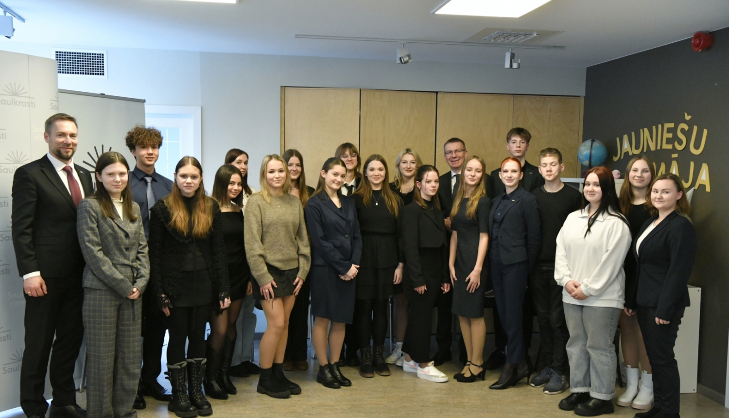 13.02.2024. Valsts prezidenta Edgara Rinkēviča darba vizīte Saulkrastu novadā