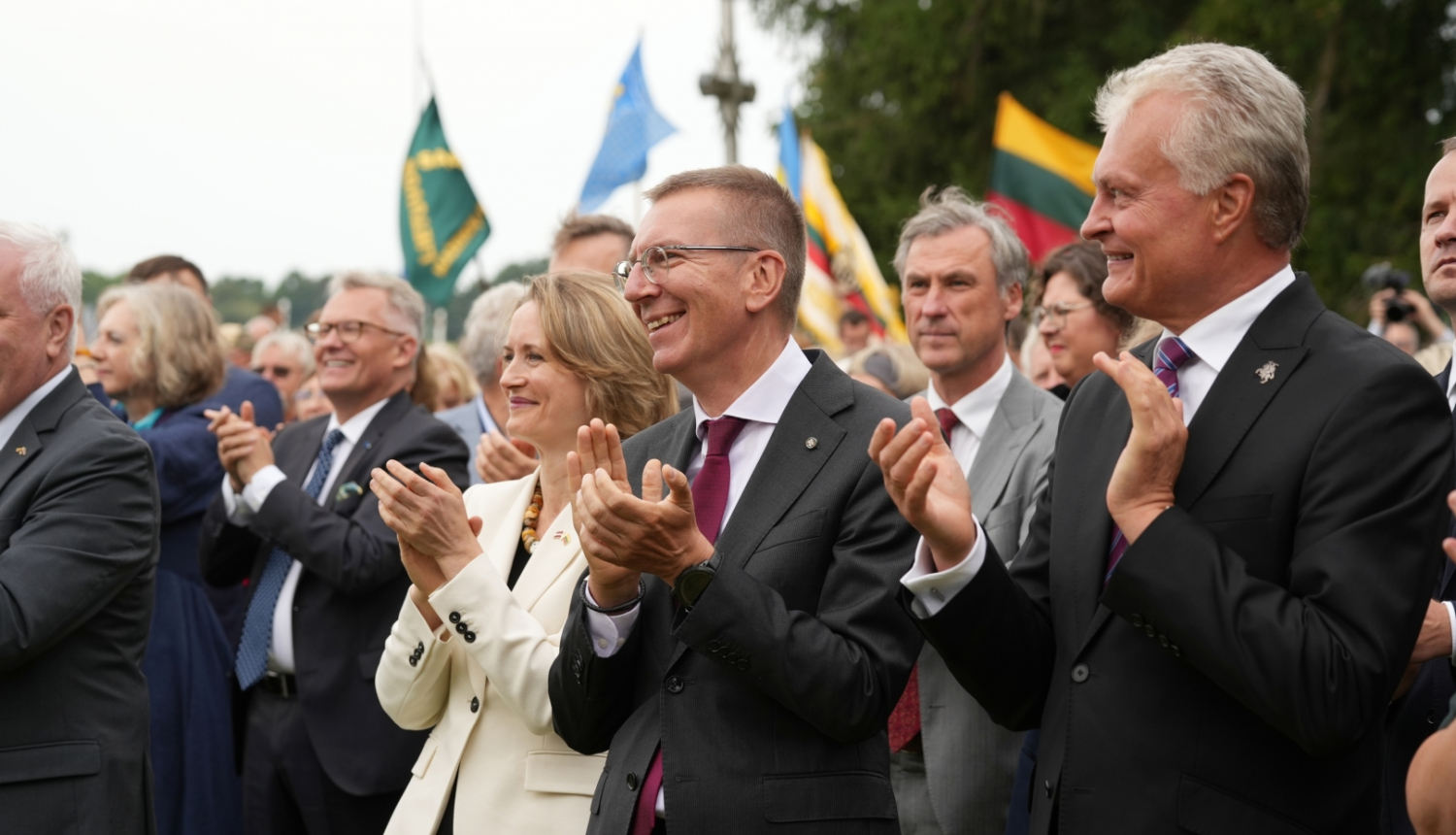 23.08.2024. Baltijas ceļa 35. gadadienai veltītais pasākums Pasvalē, Lietuvā