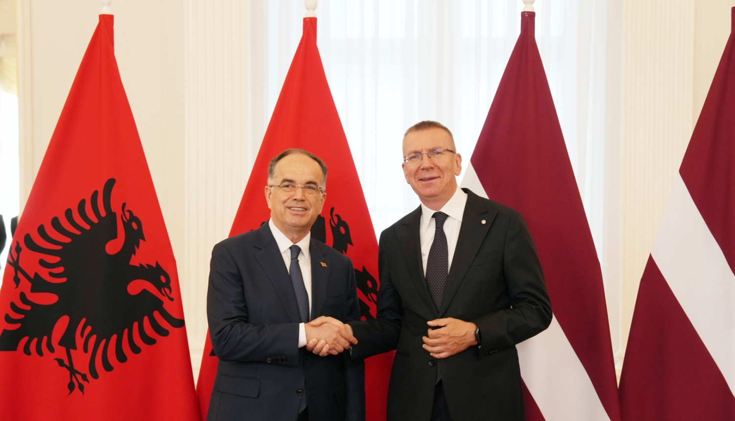 03.09.2024. Albānijas Republikas prezidenta Bajrama Begaja un dzīvesbiedres Armandas Begajas oficiālā vizīte Latvijas Republikā