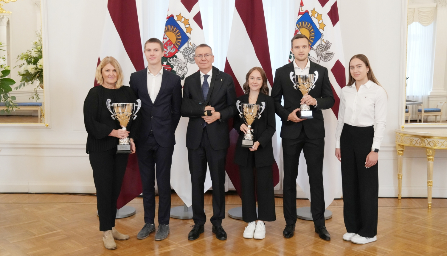 “Valsts prezidenta balvas vieglatlētikā 2024” laureātu apbalvošana